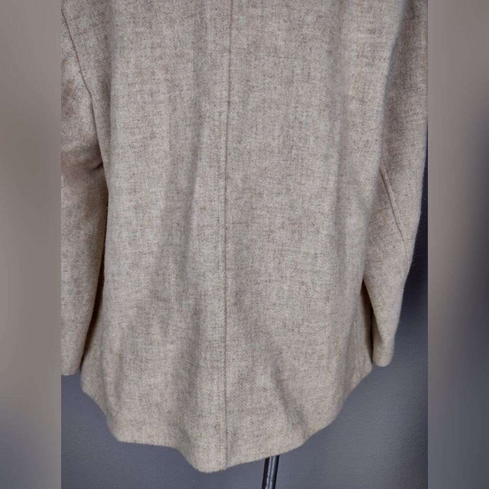 ISABEL MARANT ÉTOILE Fleminigli Fringed Felt Blanket Wool Blend Jacket Size 38 - Picture 11 of 16